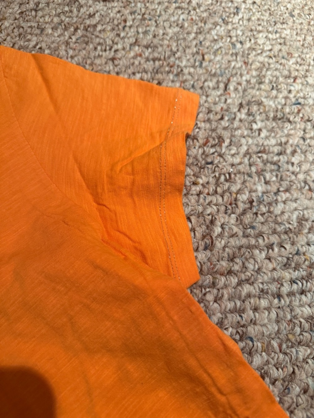 Avenue Vibrant Orange Short-Sleeve Scoop Neck Tee - Picture 6 of 7